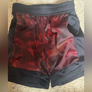 All in Motion Black and Orange Active Shorts